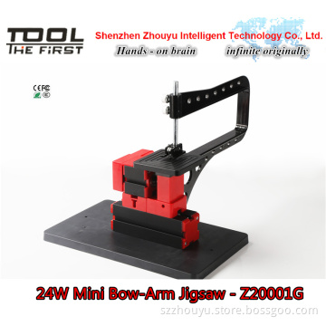 Mini Bow-Arm Jigsaw cutting machine Z20001G for DIY hobby ,board puzzle cutting
